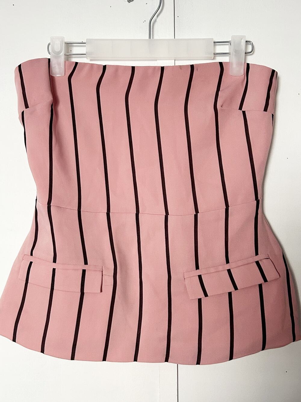 pink sleeveless lovers + friends striped top